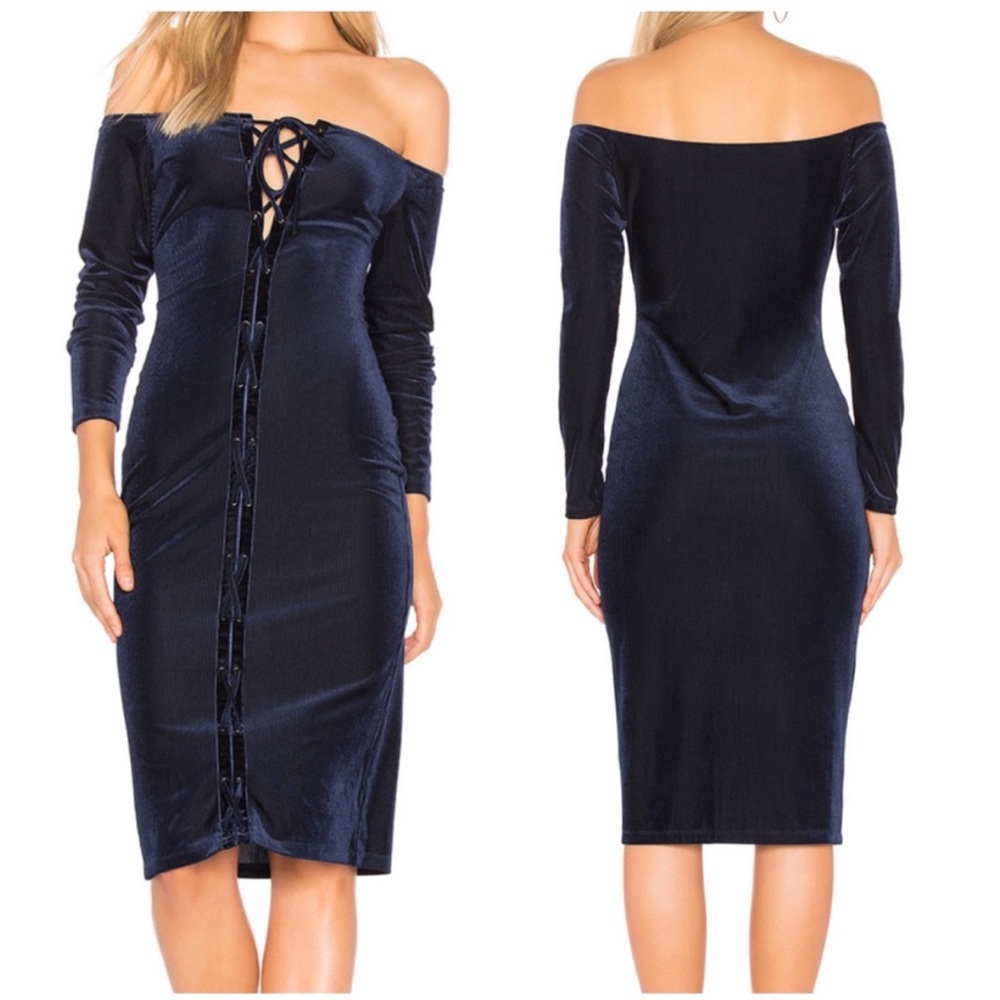 Privacy Please Bianca Dress in‎ Sapphire